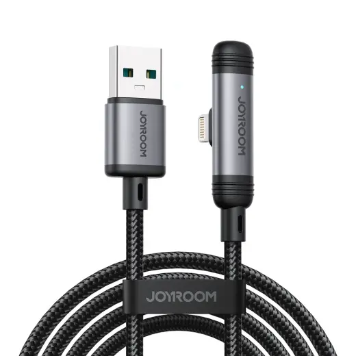 Joyroom S-A56 EnjoyX Series datu pārraides un uzlādes vads | USB-A uz Lightning | 15W | 1.2m | melns