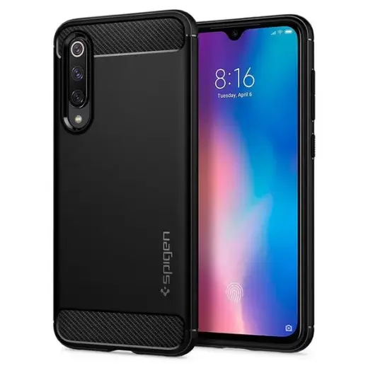Чехол Spigen Rugged Armor для Xiaomi Mi 9 SE, черный