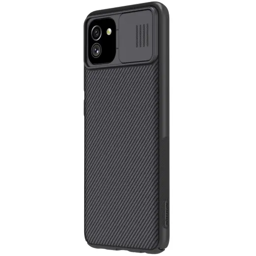 Nillkin CamShield Hard phone case for Samsung Galaxy A03 (A035) black (with camera lens protection)