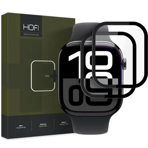HOFI HYBRID GLASS HYBRID PRO+ 2-PACK APPLE WATCH 10 (46 MM) BLACK