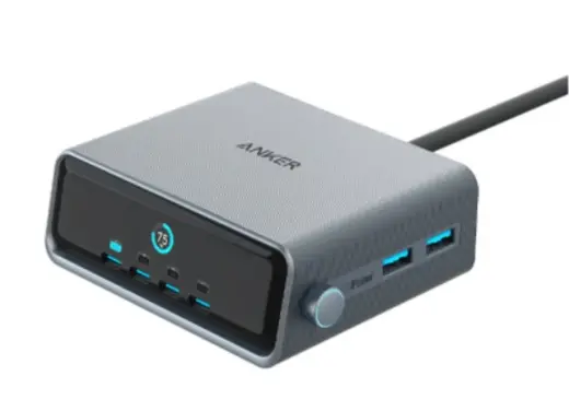 Ładowarka Prime 250W 4xUSB-C 2xUSB-A Black