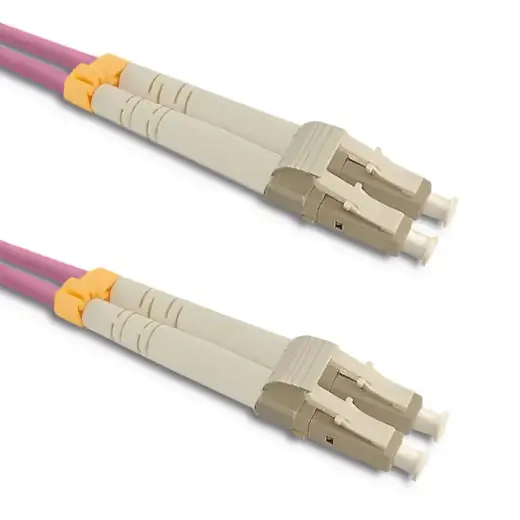Qoltec Patchcord fiber optic LC/UPC - LC/UPC | Multimode | 50/125 | OM4 | Duplex | 3m