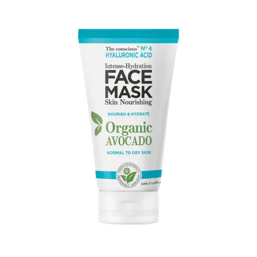 Biovene, The Conscious No.4, Avocado, Intense Hydration, Cream Mask, For Face, 50 ml