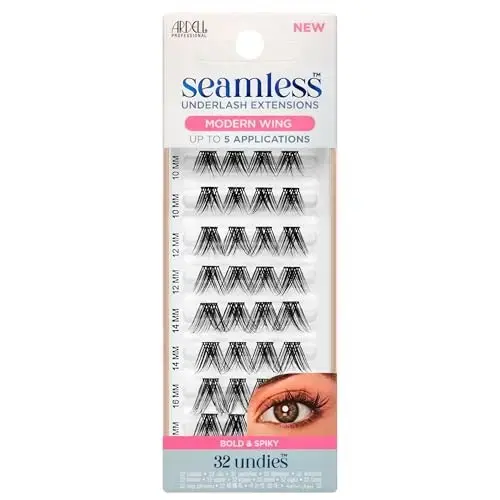 Ardell Seamless False Eyelashes, Modern Wing, 32 CT