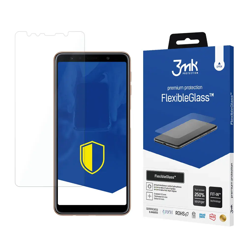 3mk FlexibleGlass™ aizsargstikls telefonam Samsung Galaxy A7 2018