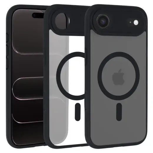 Liavec Soft telefono dėklas iPhone 17 Air juodas