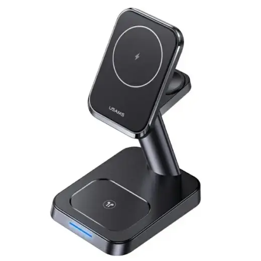 USAMS Ład. indukcyjna US-CC150 3w1 20W magnetic czarny|black CC150WXC01