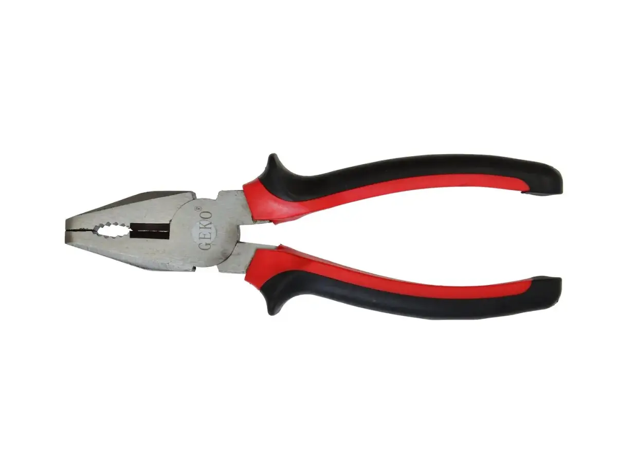 Combination Plier Polished 180mm/7" (Red-Black)