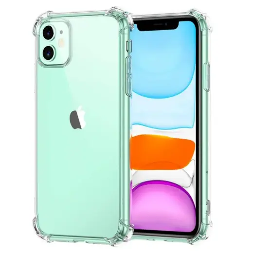 Fusion Anti Shock 0.5 mm Silikona Aizsargapvalks Priekš Apple iPhone 13 Mini Caurspīdīgs