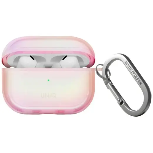 Case UNIQ Iridescia for AirPods Pro 2     Hang Case pink prism