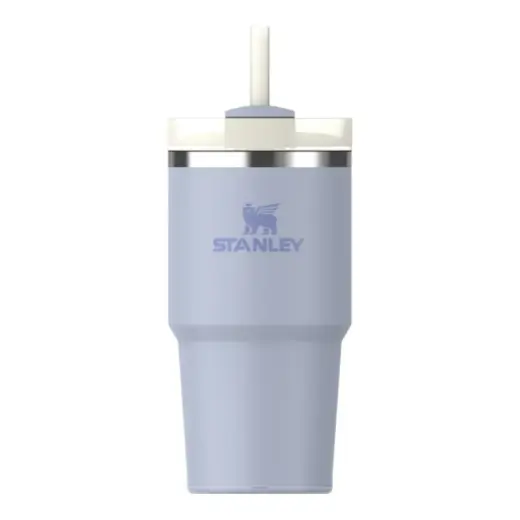 Termospuodelis su šiaudeliu The Quencher H2.O FlowState Tumbler 0.59L šviesiai mėlynas