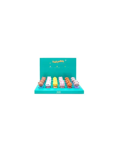 JOVO DISPLAY NAIL POLISH ANIMALS JUNIOR EXPOSITOR 24 UDS