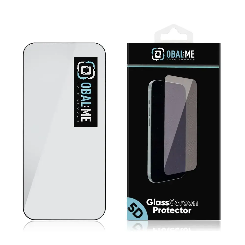 OBAL:ME 5D Glass Screen Protector for Xiaomi 17 Ultra Black