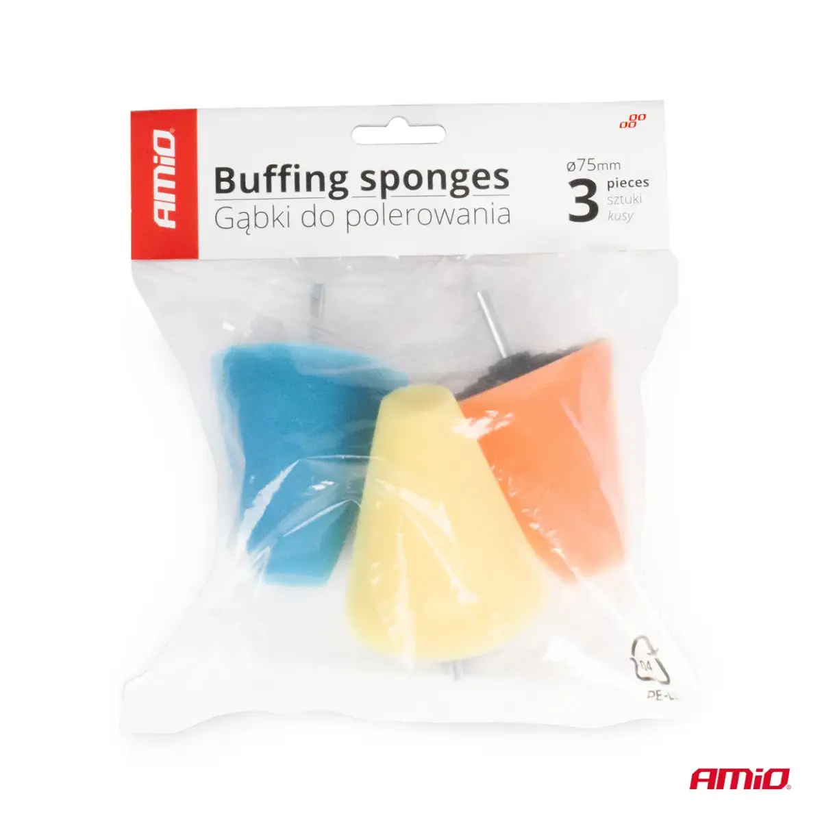 Cone shaped Polishing sponge for Automotive Car Wheels 3 pcs