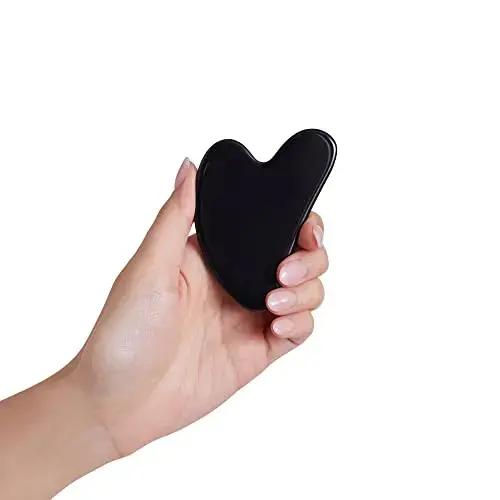 Plum Beauty Obsidian Gua Sha Stone