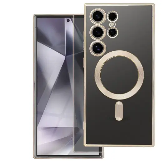 Electro Mag phone case with MagSafe support for Samsung Galaxy A27 5G (A276) gold