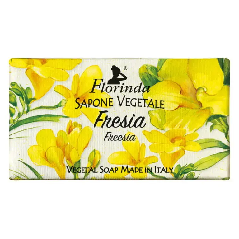 Florinda, Freesia, Vegan & Cruelty-Free, Cleansing & Softening, Floral, Scented Soap Bar , Body & Hands, 100 g