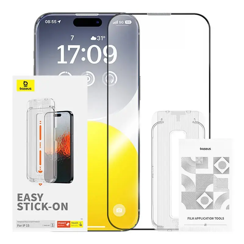 Baseus 0.3mm ekrāna aizsargstikls priekš iPhone 15