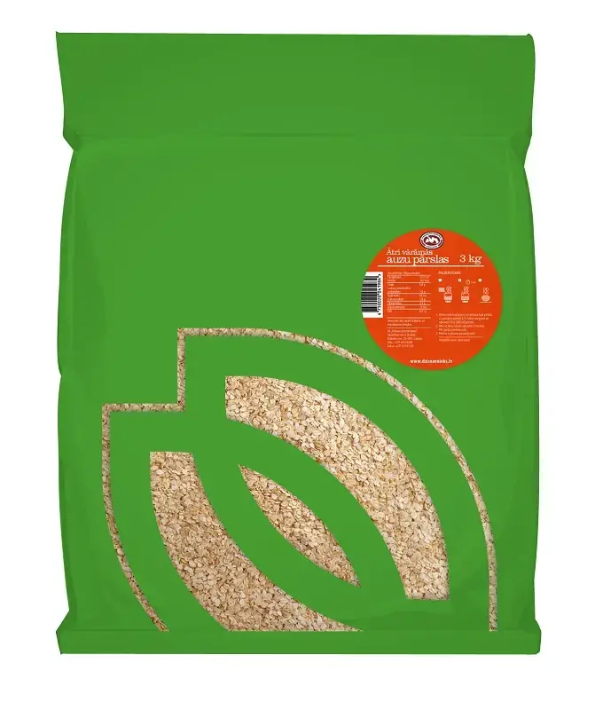 Auzu pārslas ātri vārāmās DOBELE, 3kg