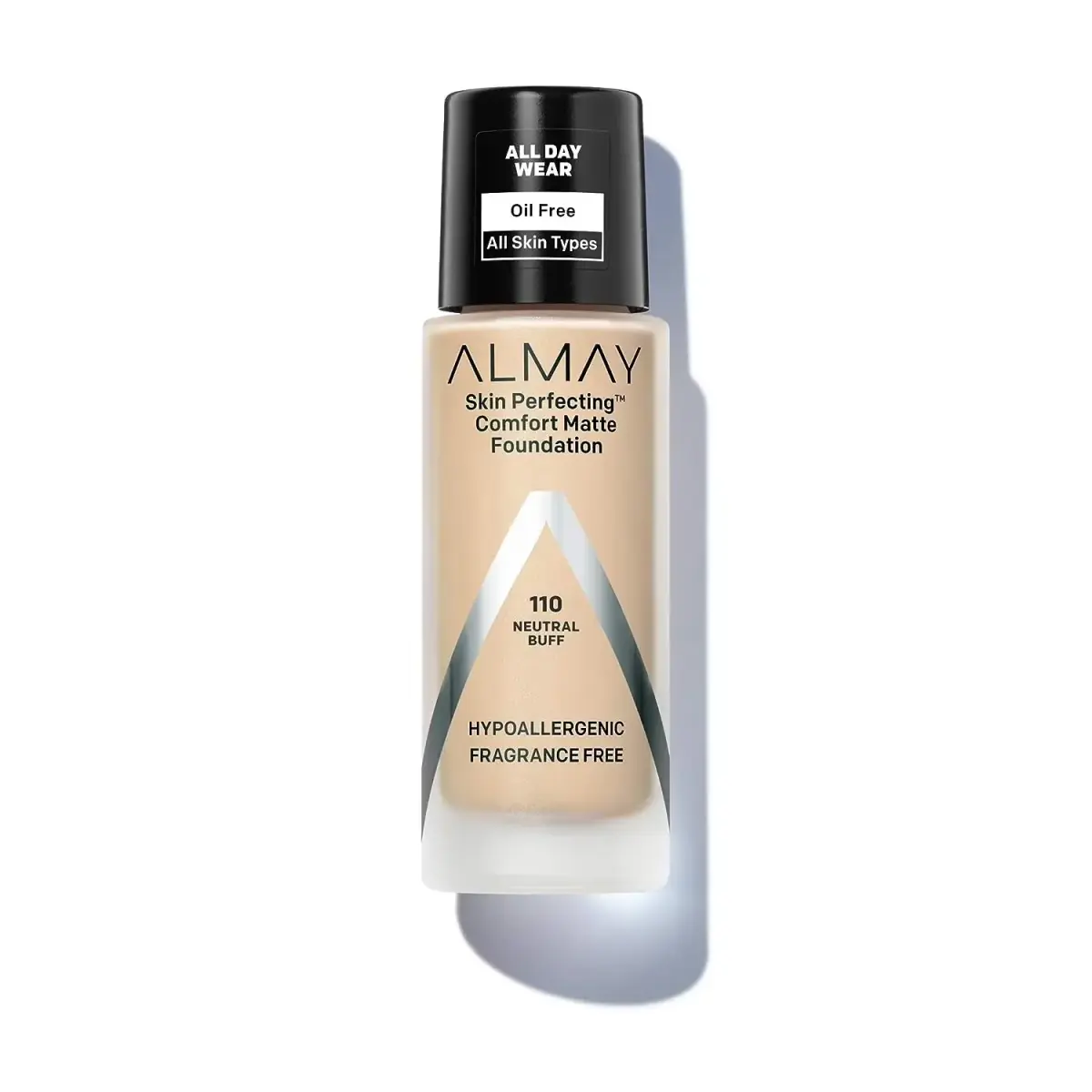 Almay, Skin Perfecting Comfort, Matte, Liquid Foundation, 110, Neutral Buff, SPF 15, 30 ml