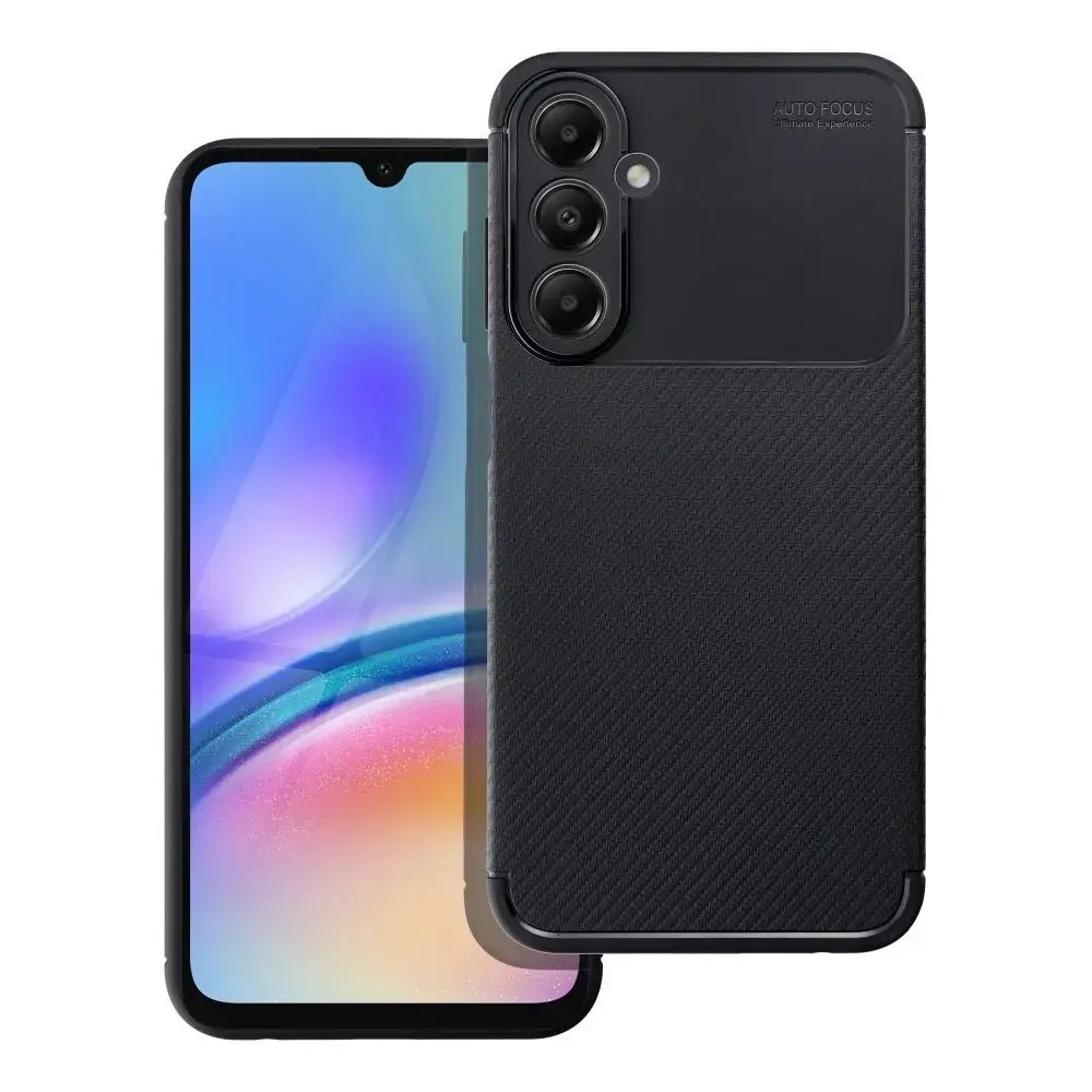 Case for Samsung A25 5G Carbon Premium black