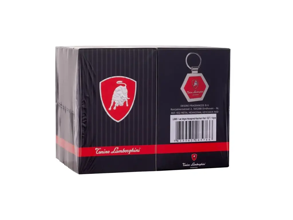 LAMBORGHINI Las Vegas Keychain Set Hexagonal