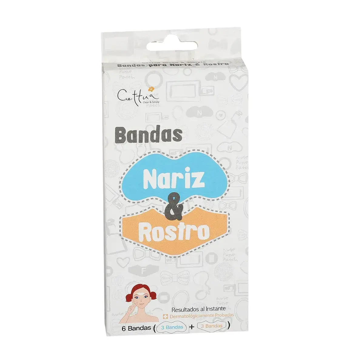Cettua, Cettua, Cleansing & Exfoliating, Nose Sheet Strips, 12 pcs
