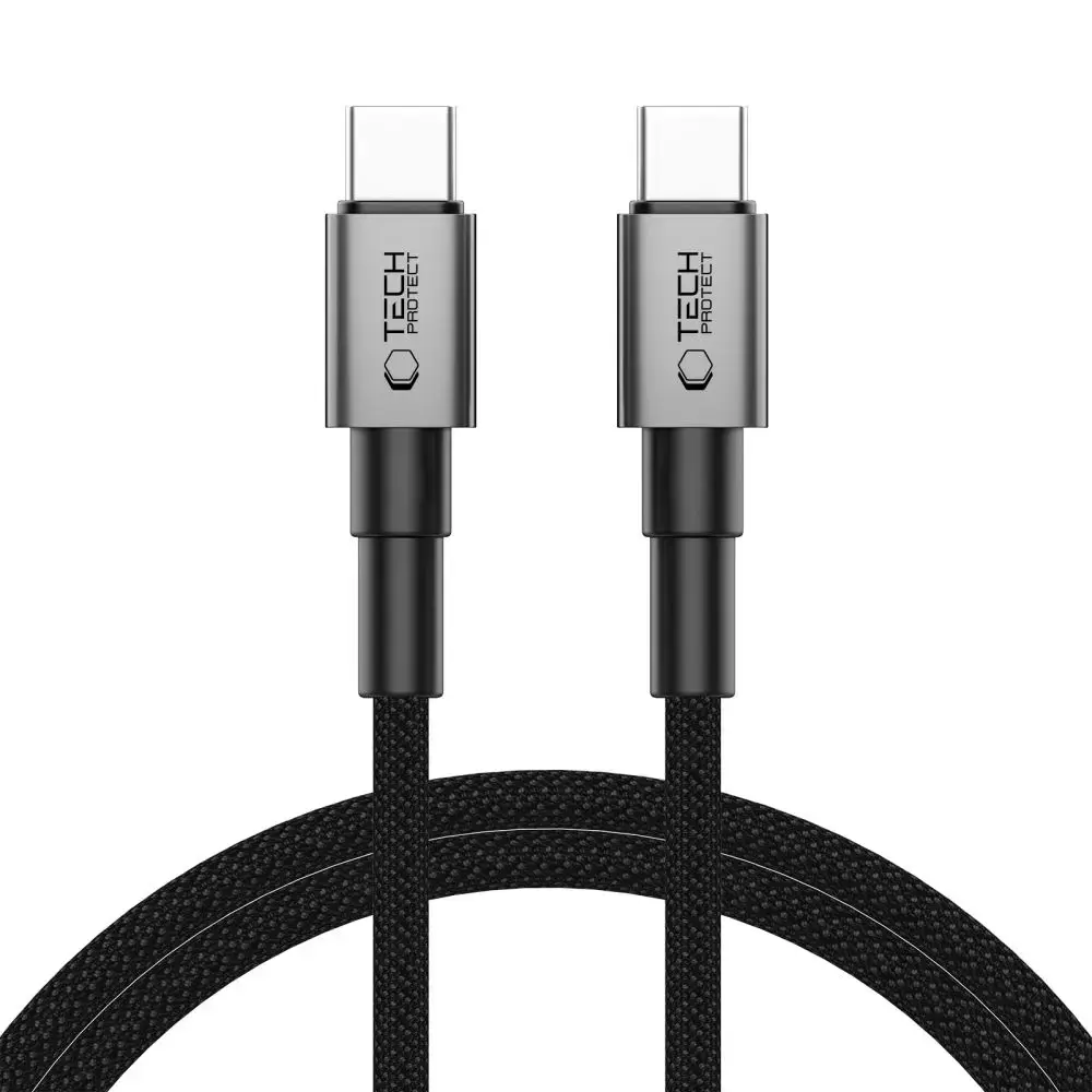 Tech-Protect Ultraboost DNA datu pārraides un uzlādes vads | USB-C | 60W | 2m | pelēks