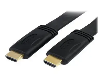 StarTech.com 5m Flat High Speed HDMI Cable with Ethernet Ultra HD 4kx2k - HDMI with Ethernet cable - 5 m