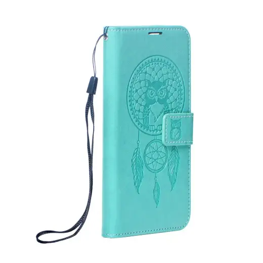MEZZO dreamcatcher grāmatveida maciņš telefonam Samsung Galaxy A27 5G (A276) zaļš