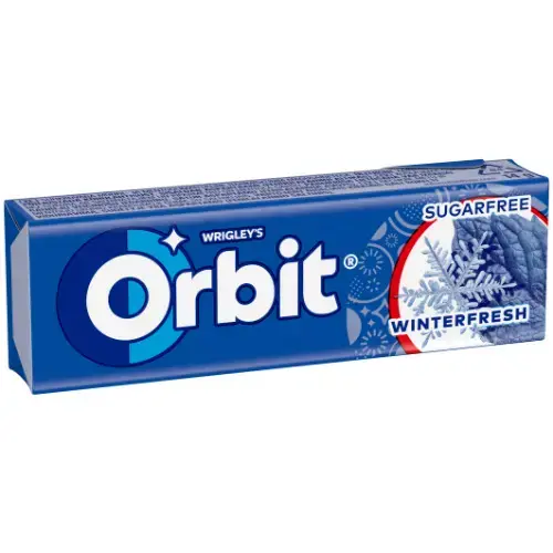 Košļājamā gumija ORBIT WINTERFRESH, 14 g