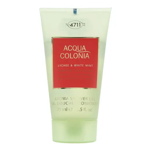 Mäurer & Wirtz 4711 Acqua Colonia Lychee & White Mint Aroma Shower Gel 75ml