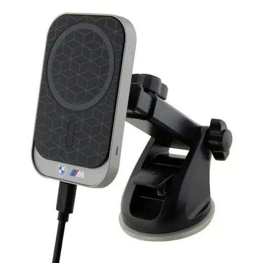 BMW uchwyt indukcyjny BMMWCCMPGPK 15W na kokpit|do szyby|do kratki czarny|black MagSafe M Edition
