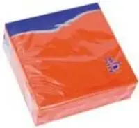 Bar napkins LENEK orange, 24x24cm, 1-ply, 400pcs/pack