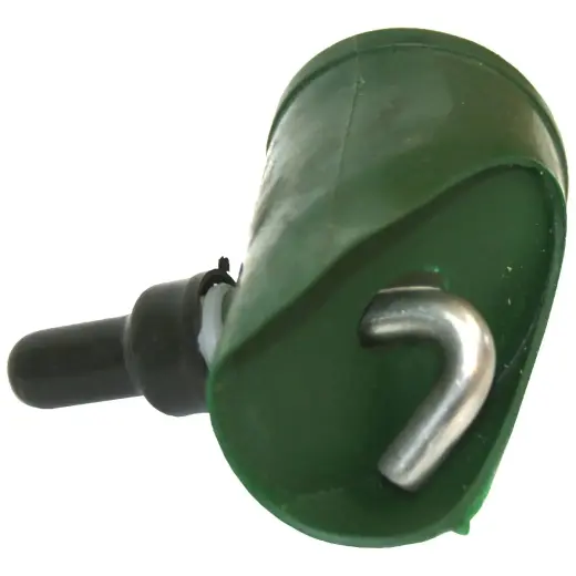 Tension wire end cap with hook 38mm