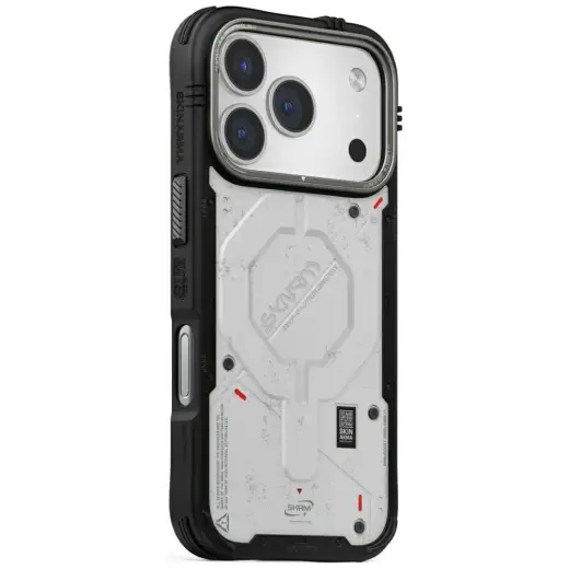Skinarma Vigor telefono dėklas su MagSafe palaikymu iPhone 17 Pro pilkas