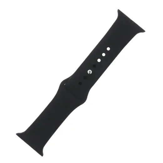 Fusion Accessories viedpulksteņa siksniņa priekš Apple Watch (38/40/41 mm) | silikons | melna