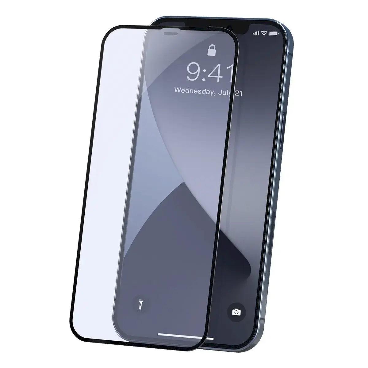 Baseus SGAPIPH67N-TE01 rūdīts stikls priekš Apple iPhone 12 Pro Max melns (2 gab.)