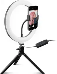 Telefona statīvs SBS Tripod 20cm LED Ring Light