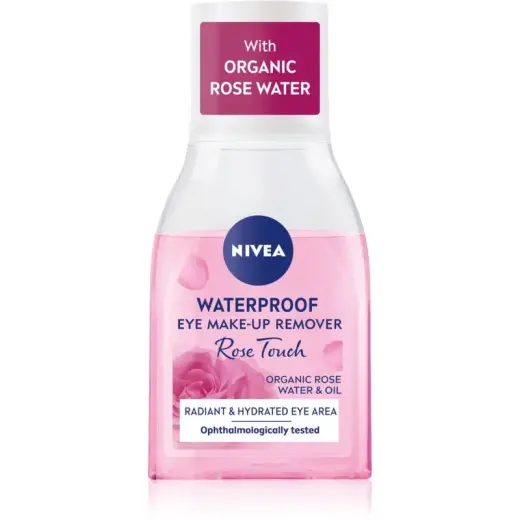 Nivea Rose Touch Waterproof Eye Make-up Remover - 100ml
