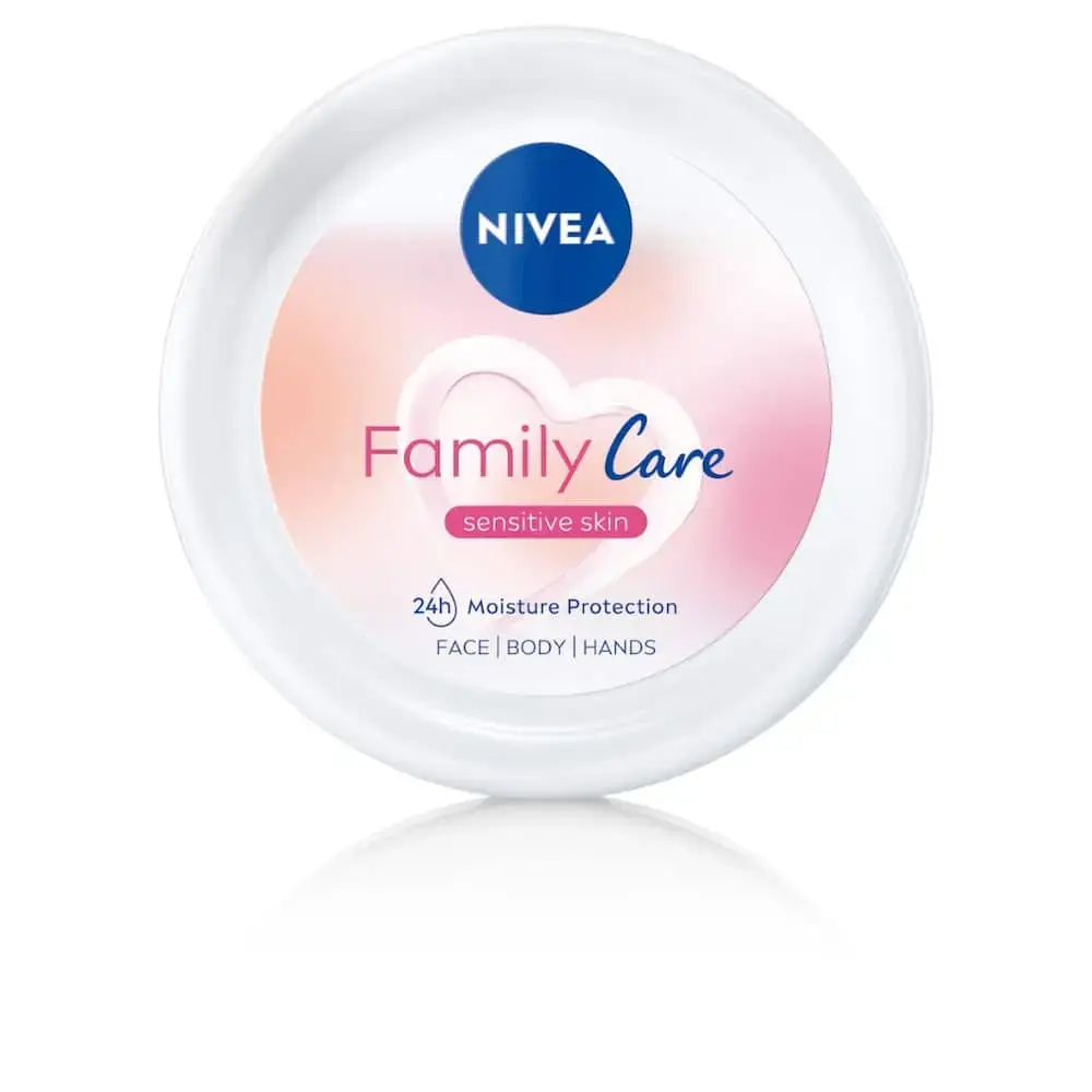 Nivea Family Care Cream (sensitive Skin) - 450 Ml