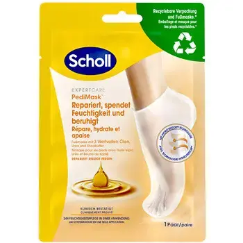 Scholl PediMask™ Triple Oil Foot Mask ( 1 pár ) - Maska na chodidla