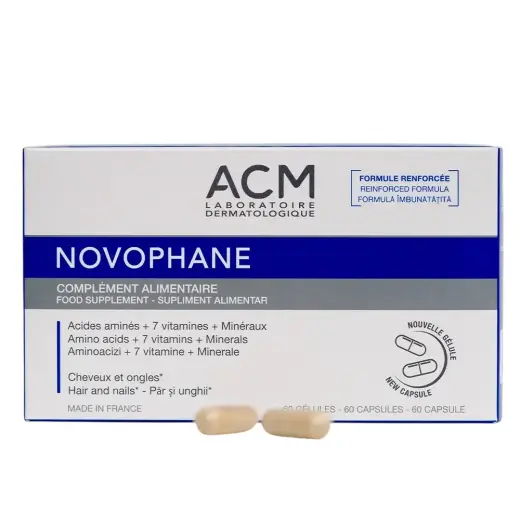 Laboratoire ACM, Novophane, Strengthen Hair & Nails, Capsules, 60 pcs