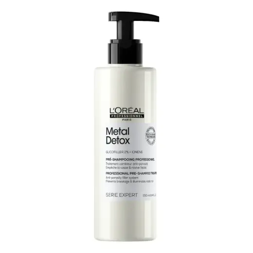 L'oreal Professionnel Metal Detox Anti-Porosity Filler Pre-Shampoo Treatment 250Ml in Clear