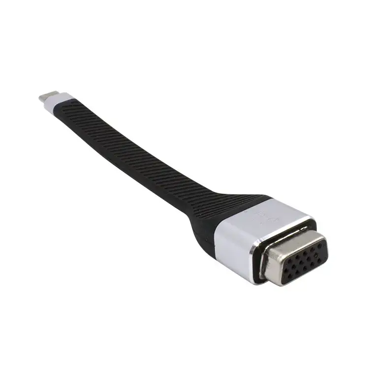 i-Tec USB-C Flat VGA Adapter - external video adapter - black