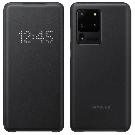 EF-NG988PBE Samsung LED S-View Case for Galaxy S20 Ultra Black