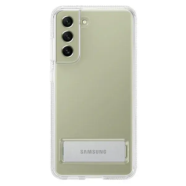 EF-JG990CTE Samsung Clear Stand Cover for Galaxy S21 FE Transparent
