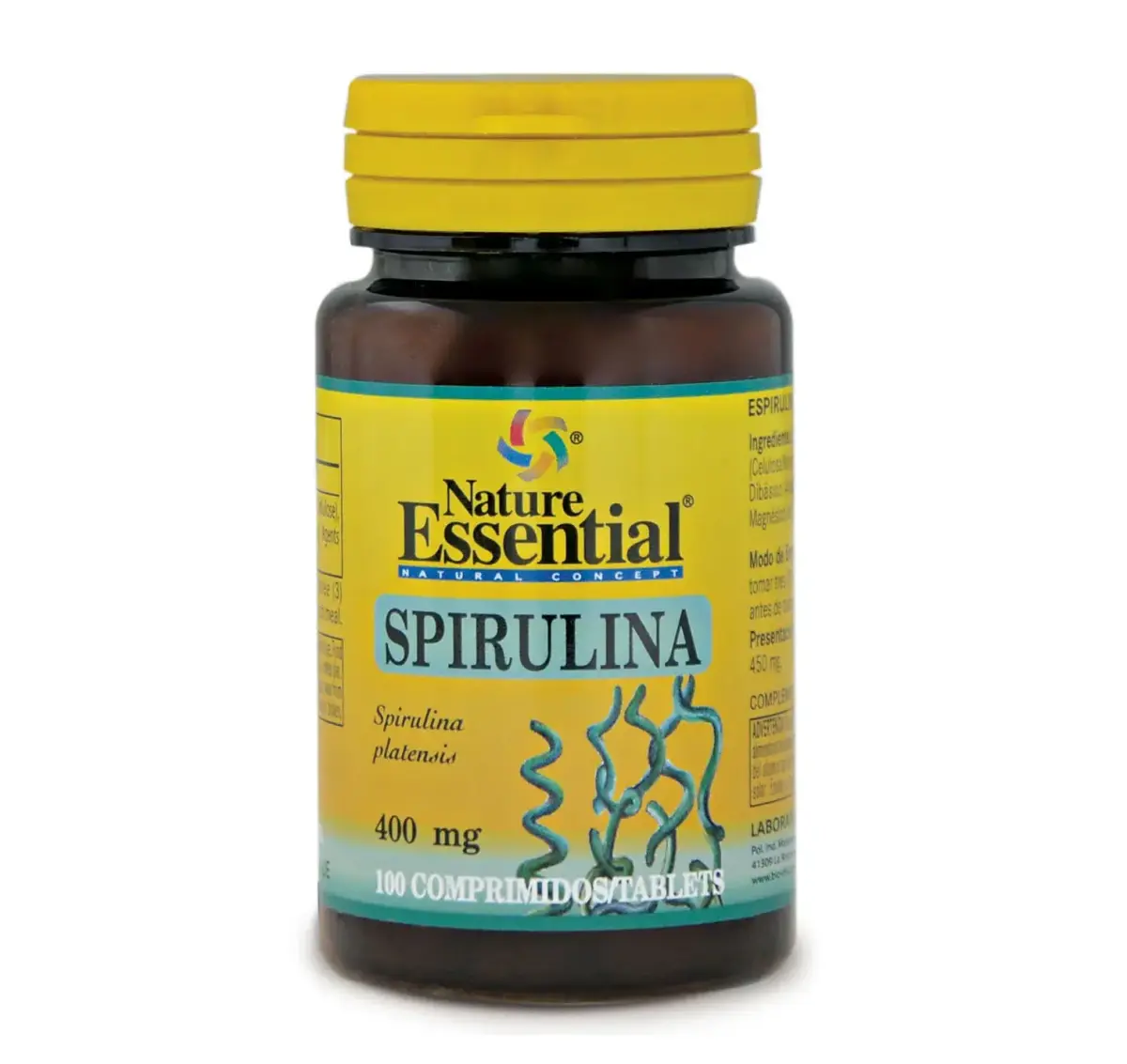 Nature Ess Espirulina 400 Mg 100 Tabletas