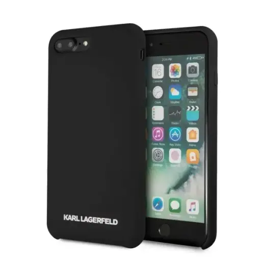 Karl Lagerfeld KLHCI8LSLBKS iPhone 7|8 Plus hardcase czarny|black Silicone