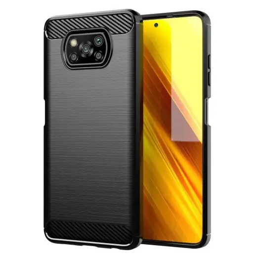 Case for Xiaomi POCO X3 Carbon black